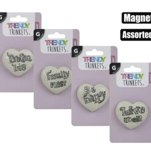 Magnet poly heart inspirational