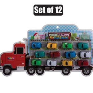 Vehicle racer set of 12 5cm each
