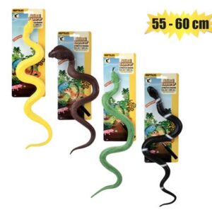 Animals stretch snake asstd 55-60cm, tpr