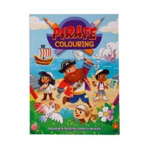 Book colouring pirate