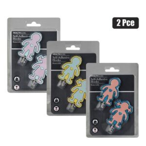 Hook pl self adhesive 2pce