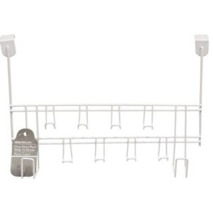 Hook hanger pl coated 10 hook over door