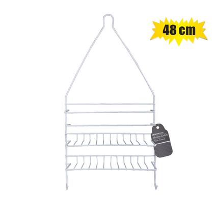 Shower caddy mtl pl-coated 48cm