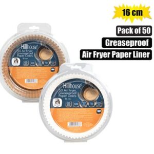 Air fryer liners 16cm round 50pc